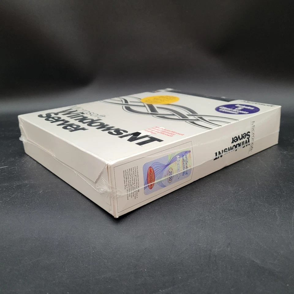 New Microsoft Windows NT WindowsNT Server v4.0 5 CAL Sealed Box Vintage Software - Image 4 of 4