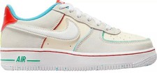 Big Kid's Nike Air Force 1 LV8 2 BG Pale Ivry/Wt-Picante Rd FQ8350 110 - 6.5