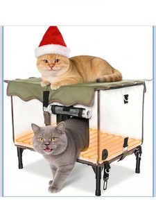 BNZ Green Heated Weatherproof Cat House 21×15×13 - New in Box!