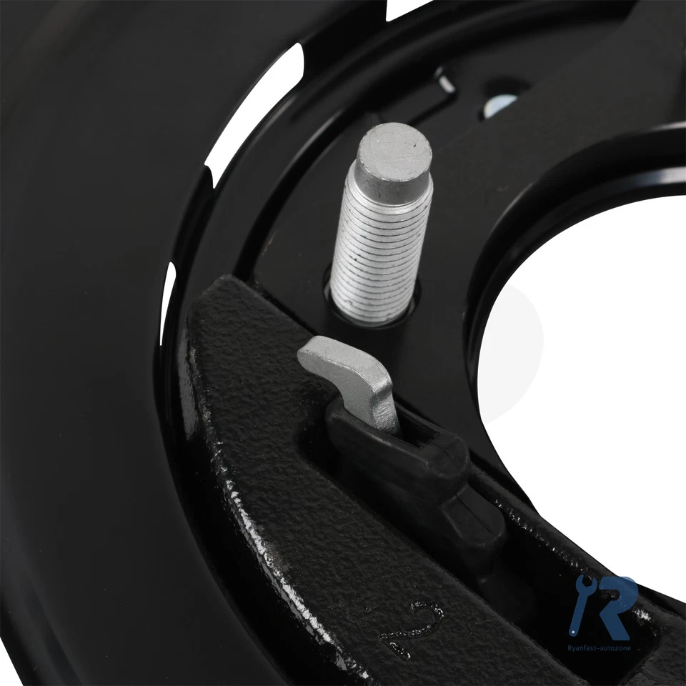 Placa de respaldo de freno trasera izquierda + derecha cargada para Ford serie F 2005-2012 926-272 Foto 4 de 4