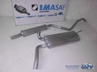Imasaf Auspuff Ab Kat für Renault Laguna Iii+Grantour 2.0 16V|Mitteltopf+Endtopf