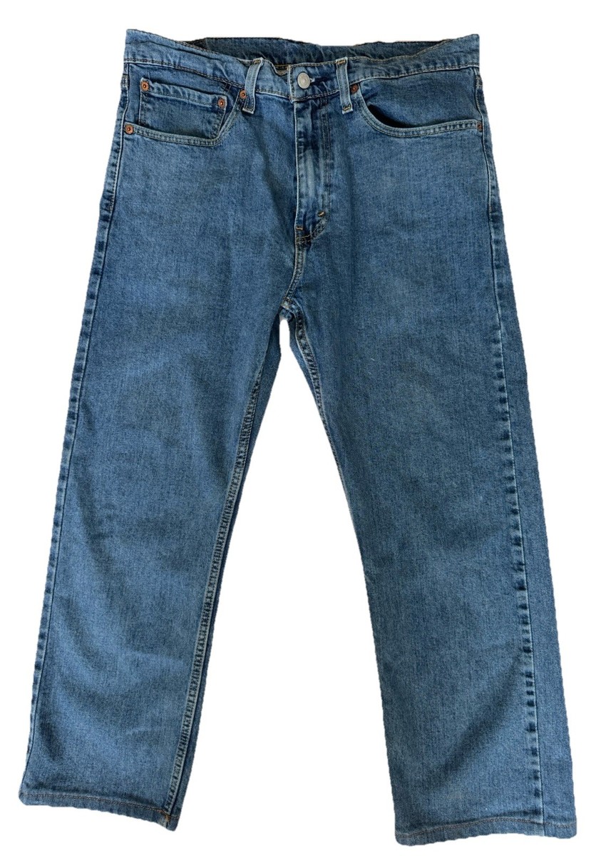 Mens Levi's Levis 505 Classic Regular Straight Fit Denim Jeans