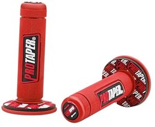 '7/8'' Motorcross Handle Grips Dirt Bike 22mm 24mm Truster Grips Pro taper Red