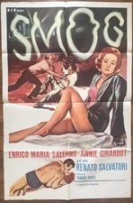 SMOG  Annie Girardot  John Phillip Law  Enrico Maria Salerno  movie poster 2349