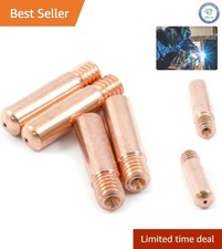 4-Pack of Lightweight Copper Contact Tips for MIG Welding, Compatible with Tweco