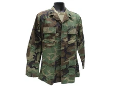 USGI WOODLAND BDU TOP WINTER WEIGHT M81 SHIRT MILITARY ARMY SHIRT CAMOUFLAGE