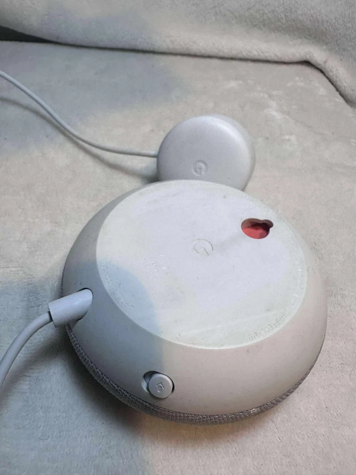 Google Home Mini Smart Speaker A4RHOA w/ Power Adapter Portable -Voice Assistant - Image 3 of 3