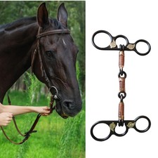 Horse Bit Protection Gear .7cm Decorative Elegant Equestrian Horse Snaffle for