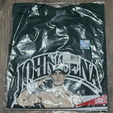 WWE Authentic John Cena Summerslam Shirt 2025 Farewell Tour NY Jets - LARGE
