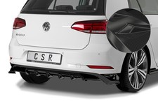 Heck Ansatz Spoiler Tuning Diffusor Carbon Look für VW Golf 7 / e-Golf HA279-C