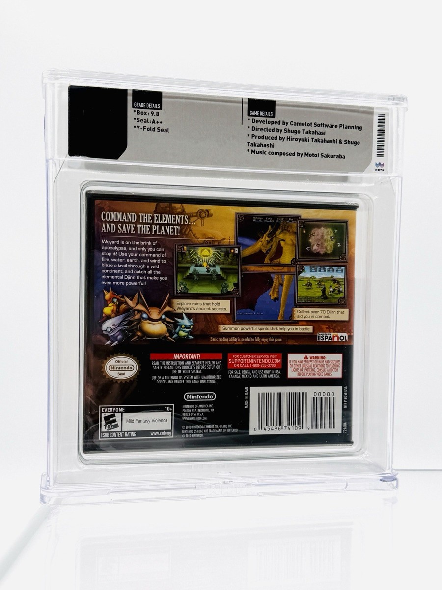 Golden Sun: Dark Dawn - Nintendo DS - sealed WATA 9.8 A++ - NOT