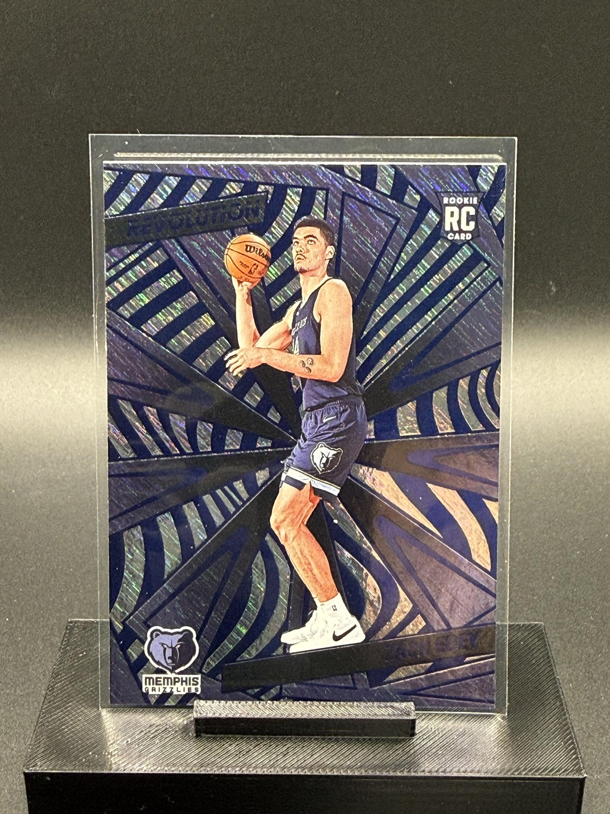 2024-25 Panini Revolution #134 Zach Edey Blue Storm