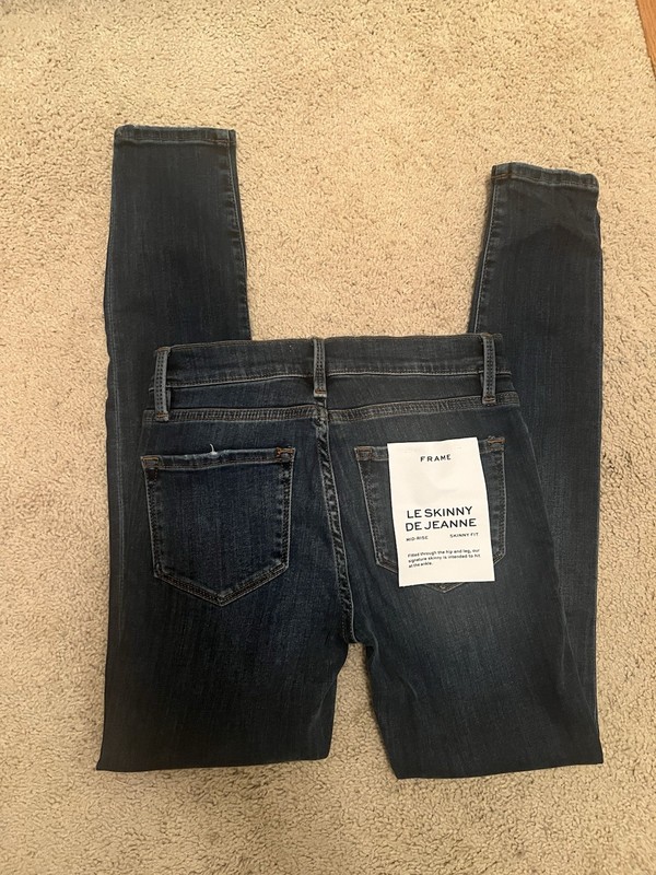 Frame Le Skinny De Jeanne Jeans Mid Rise 25