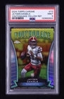 Jayden Daniels 2024 Topps Chrome Youthquake Yellow Refractors #Y3 RC #35/75 (PSA