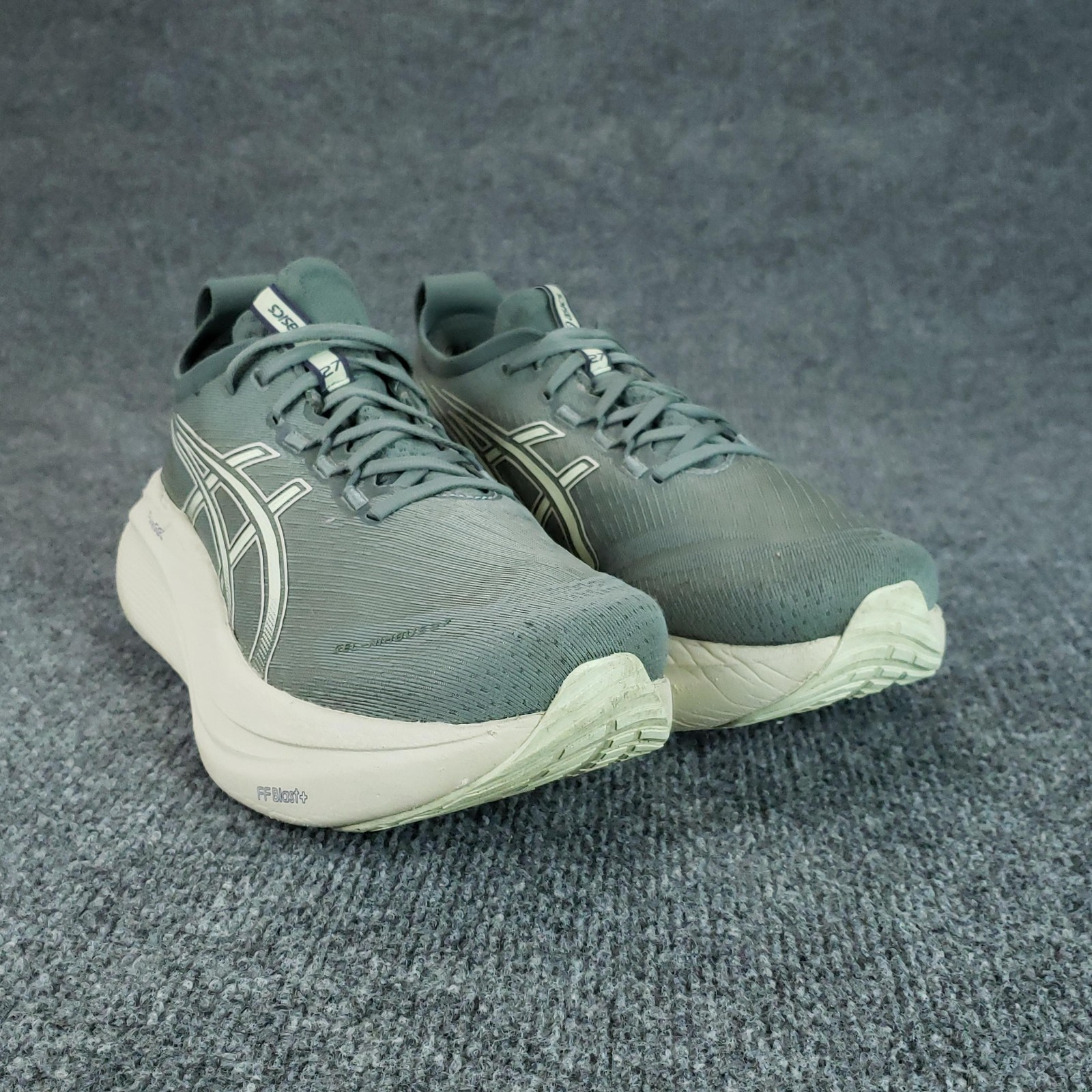 ASICS GEL-Nimbus 27 Shoes Womens Size 10 Green Road Running Sneakers 1012B753 thumbnail 14