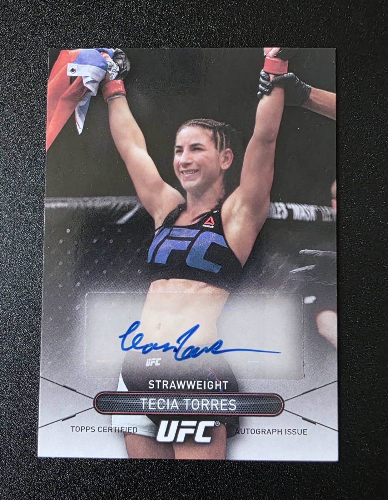 Tecia Torres #HA-TT Ufc Cards 2016 Topps UFC High Impact Autographs trading card — raw and PSA graded price guide