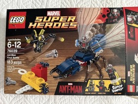 LEGO Marvel: Ant-Man Final Battle (76039) InComplete w/Manual & Box