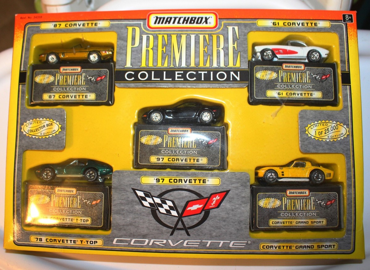 1996 Matchbox Premiere Collection Corvette Set Limited 1 of 25 000