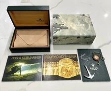 GENUINE Vintage Rolex Submariner 16613 Watch Box Booklet FULL SET Late 80s- 90s