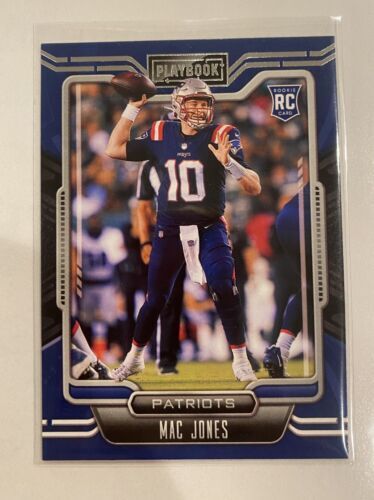 2021 Playbook Football #109 Mac Jones Rookie - New England Patriots