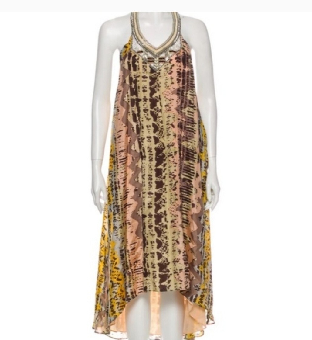 Love Sam Beaded Halter Dress - New