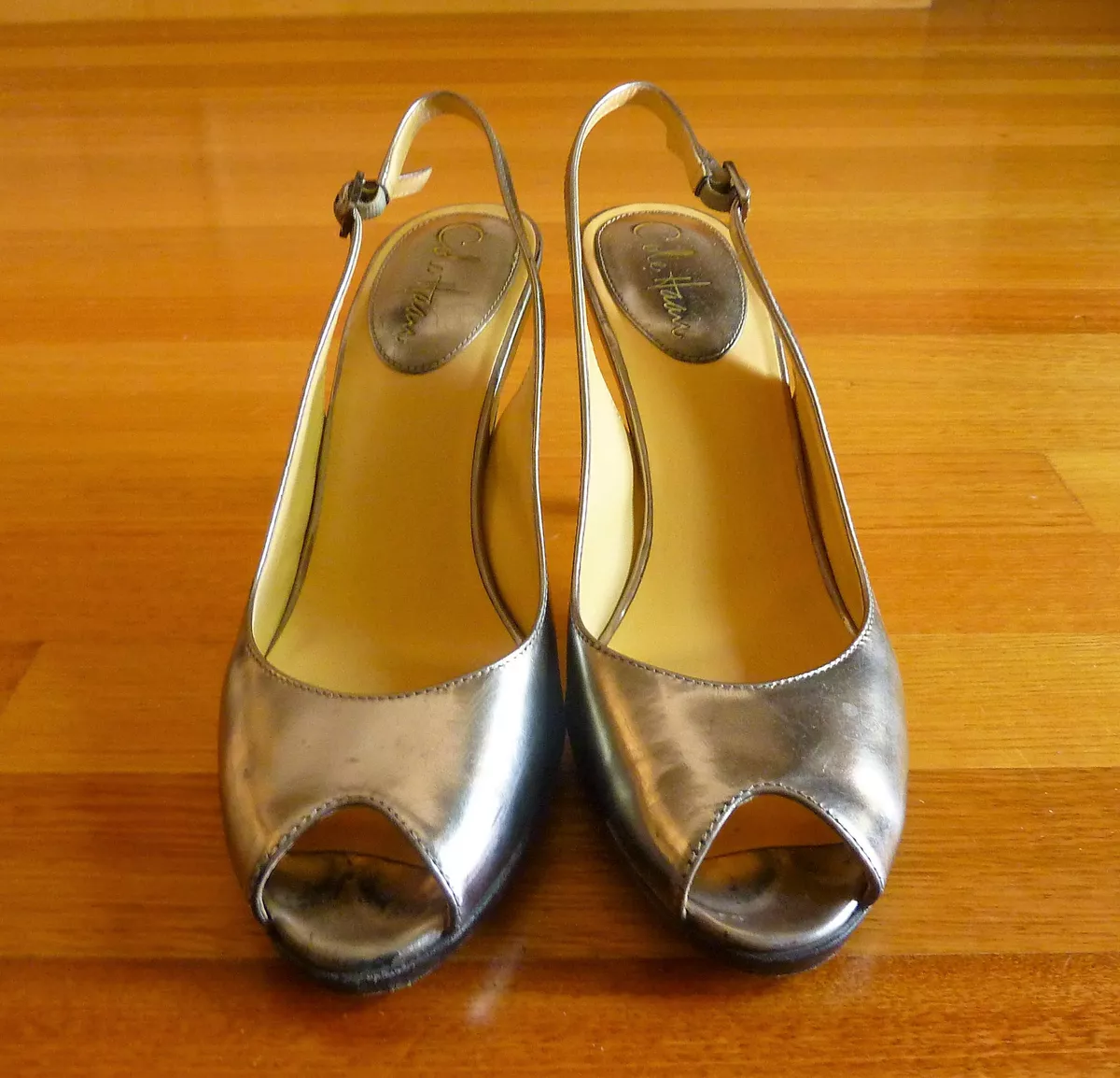 Cole haan peep sales toe slingback pumps