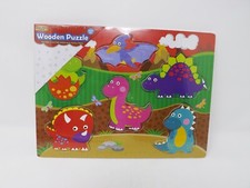 Real Wood Toys Wooden Puzzle - New - Dinosaurs