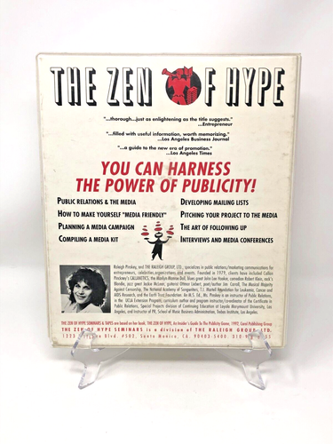 The Zen Of Hype An Insider's Guide To The Publicity Game - Picture 2 of 3