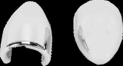 Baron Fork Bullets Front Axle Cap Nut Covers Chrome Suzuki Boulevard C90T 06-18