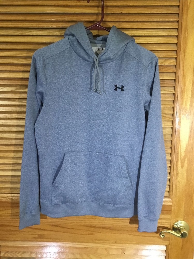 Under Armour Men’s Size Small Blue/Gray Long Sleeve Hoodie Sweatshirt CM-234