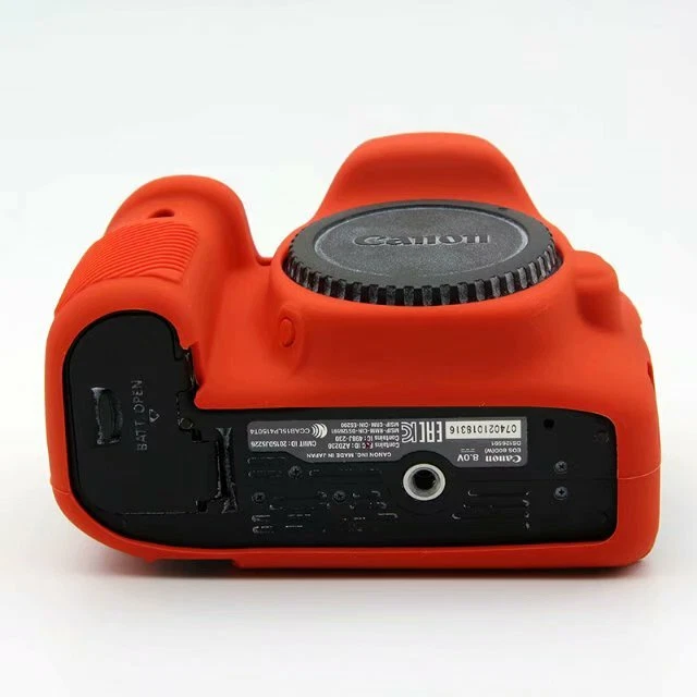 Funda protectora de silicona antiarañazos para Canon EOS 80D Foto 4 de 4