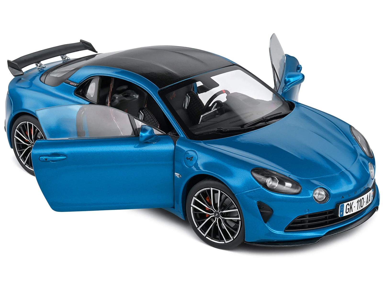 2023 Alpine A110S Pack Aero Bleu Alpine Blue Metallic 1/18 Diecast Model Car