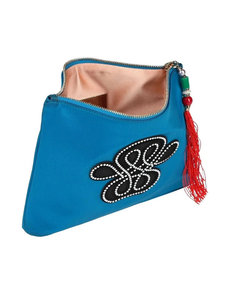 СЕВЕРО-ЗАПАДНЫЕ ТЕРРИТОРИИ ШАРЛОТТА ОЛИМПИЯ ЧАЙНА-ТАУН СУМКА НА МОЛНИИ ВЕЧЕРНИЙ КЛАТЧ ЛАЗУРНО-ГОЛУБОЙ - Изображение 2 из 4