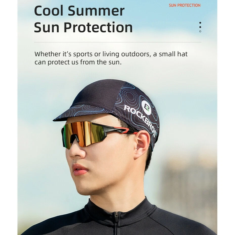 ROCKBROS Sombreros Deportivos de Verano Exterior Transpirables Bicicleta Montar Gorras para el Sol Unisex Foto 3 de 4