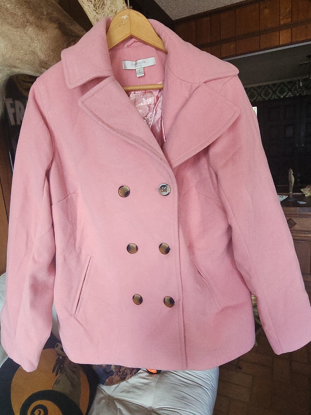 Vintage Liz Claiborne Jacket Womens Large Pink Coat eBay