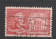 Scott# 1086 3c Alexander Hamilton with 