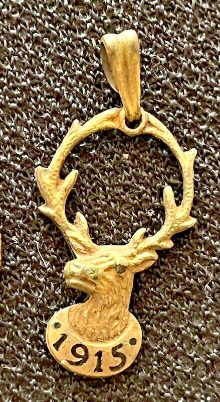 Antique Original 1915 B.P.O.E. Elks Necklace PENDANT