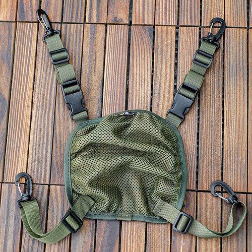 Tactical Helmet Bag Multi-Purpose Molle Storage Carrying Pouch Net Pocket - Picture 7 of 11