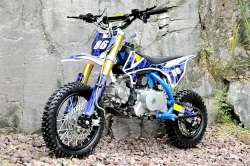 90cc Dirt Bike Trail Pit Bike Electric Start Semi Auto Junior Bike