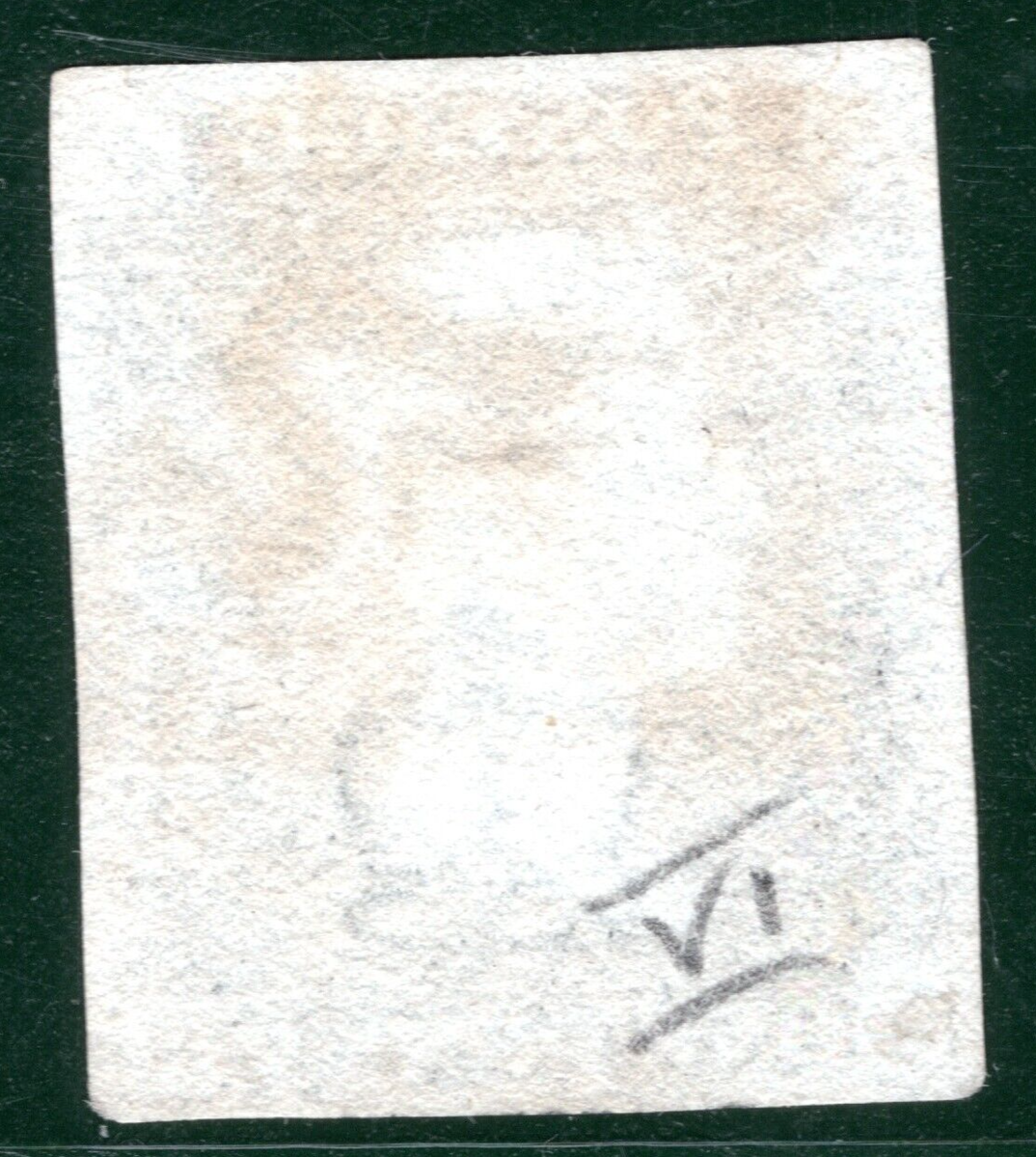 GB ONE PENNY BLACK 1840 Stamp SG.2 1d Plate 6 (FH) CLEAR PROFILE