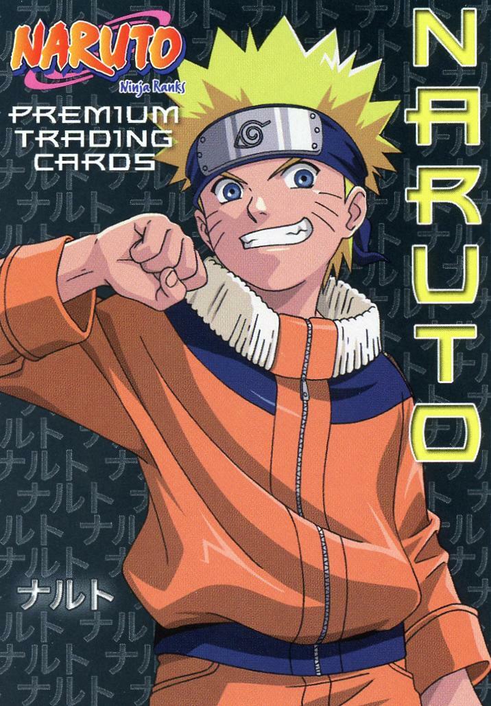 Naruto Ninja Ranks Premium trading card set from 2006 promo card