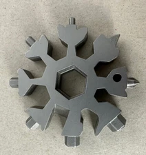 18 in 1 Snowflake Multi Tool Bottle Opener Flat Phillips Nut Screwdriver
