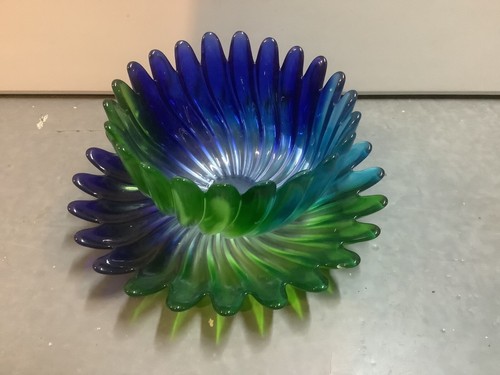 Walther glass petal bowl & dish art glass - Foto 2 di 4
