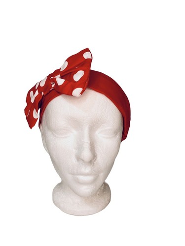 Disney Parks Minnie Mouse Red Polka Dot Bow Headband Headwear - NWT - Picture 3 of 8
