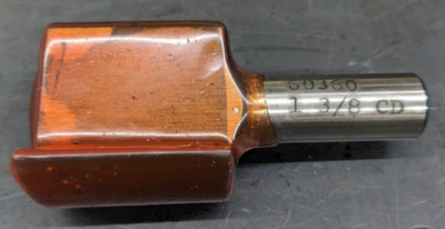 WKW Straight Router Bit 1-3/8'' CD 1/2'' SH HSS Double Flute 60360 USA