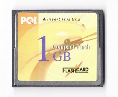 PQI 1GB CF Compact Flash Camera Memory Card