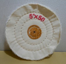 X4 Finex Muslin Cotton Polishing Buff Jewelry Polish 5" x 50 ply Buffing Wheels