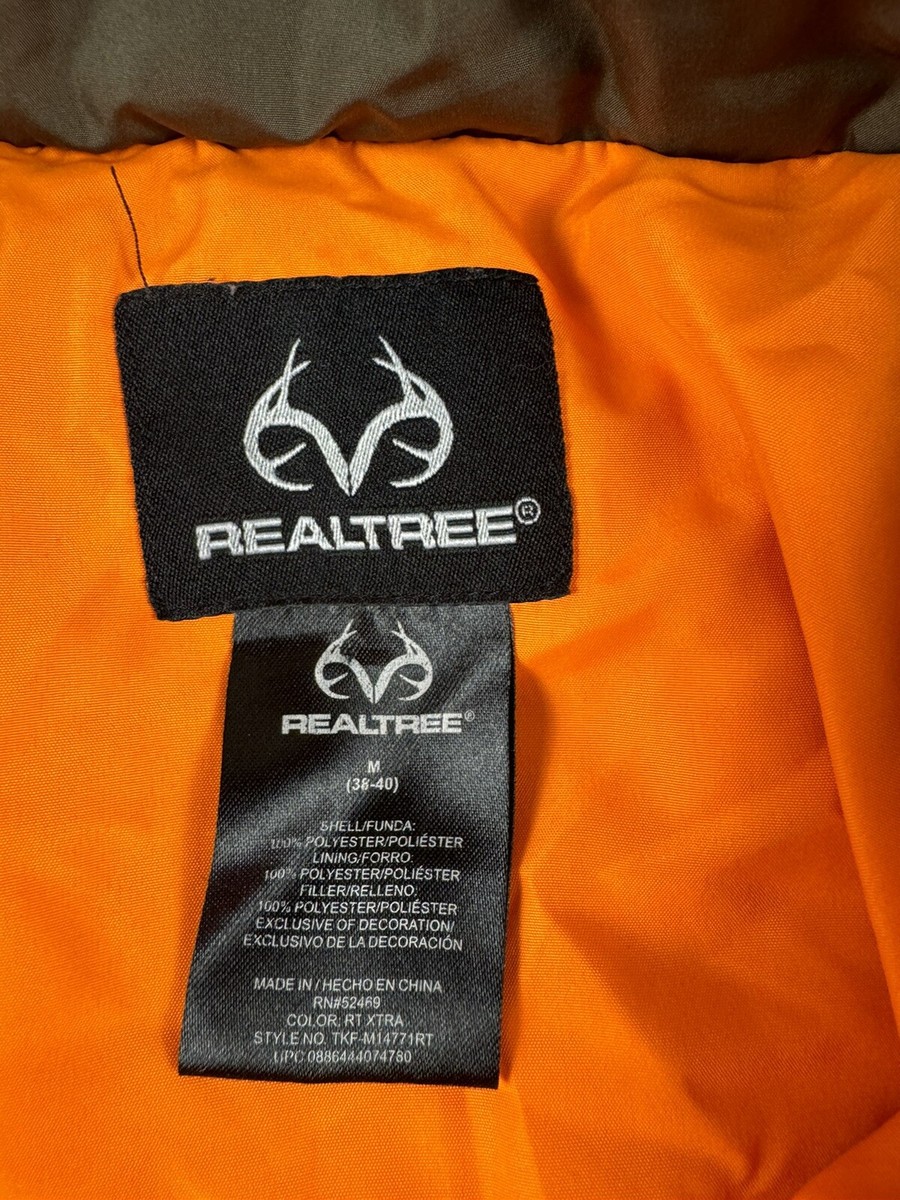 Realtree Xtra Jacket Mens Medium Full Zip Softshell Real Tree Camo