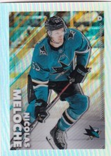 2022-23 Topps Chrome Refractor Sticker #407 Nicolas Meloche /99 MADE