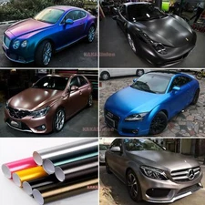 Entire Car Wrap Stretch Pearl Metal Satin Matte Glitter Chrome Vinyl Sticker US